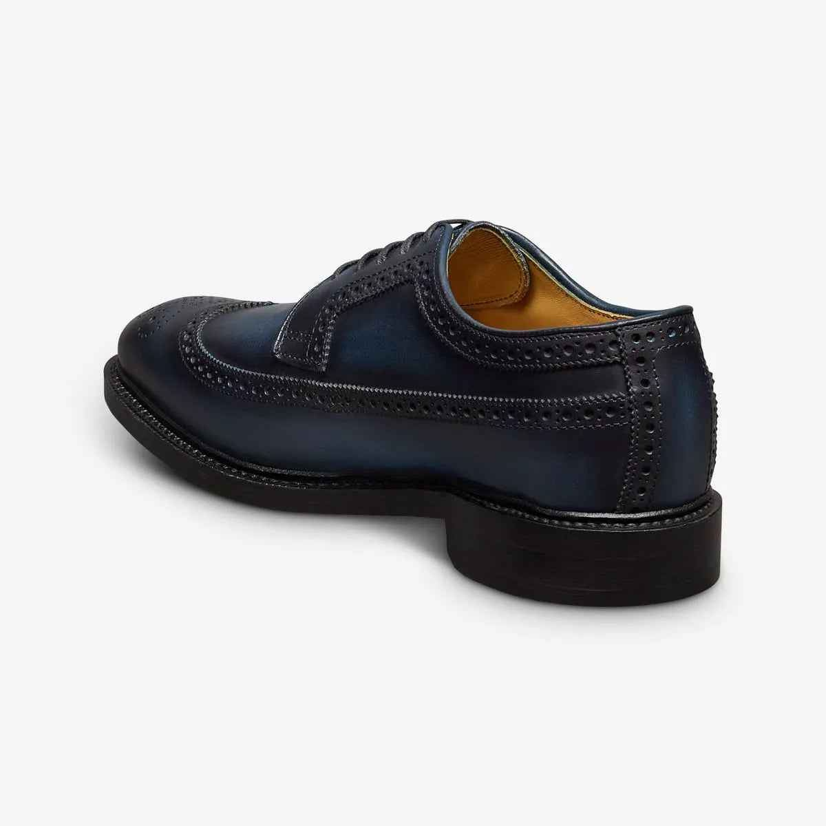 Mason Reserve Wingtip Derby Dress Shoe - Navy Leather