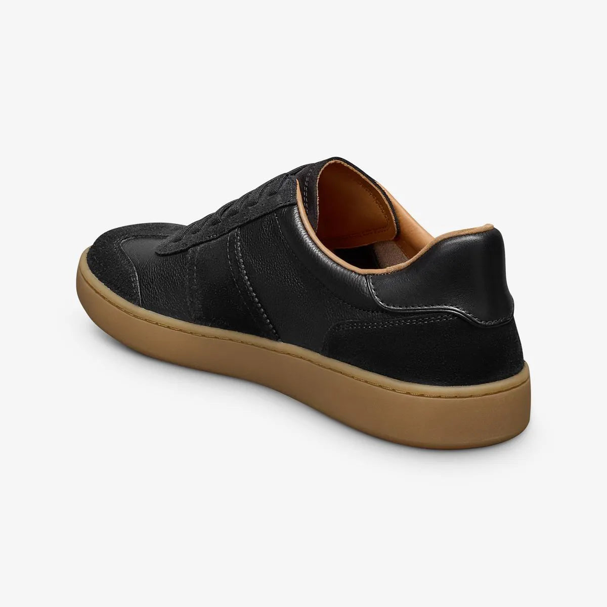 Ludlow Slip-on Stretch-lace Sneaker - Black Leather & Suede