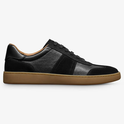 Ludlow Slip-on Stretch-lace Sneaker - Black Leather & Suede