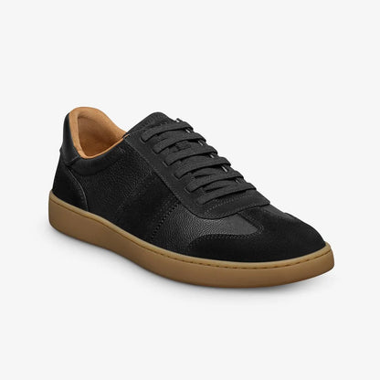 Ludlow Slip-on Stretch-lace Sneaker - Black Leather & Suede