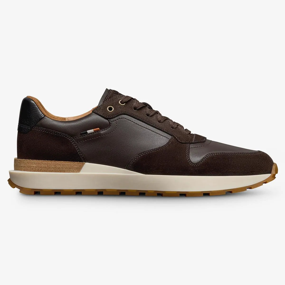 Lionel Lace-up Sneaker - Dark Brown Suede