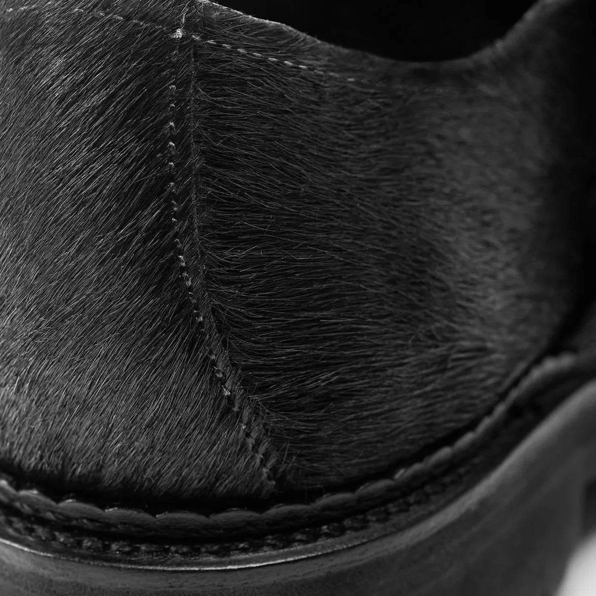Engineered Garments x Allen Edmonds Adirondack Low Hiker - Black Calf Hair