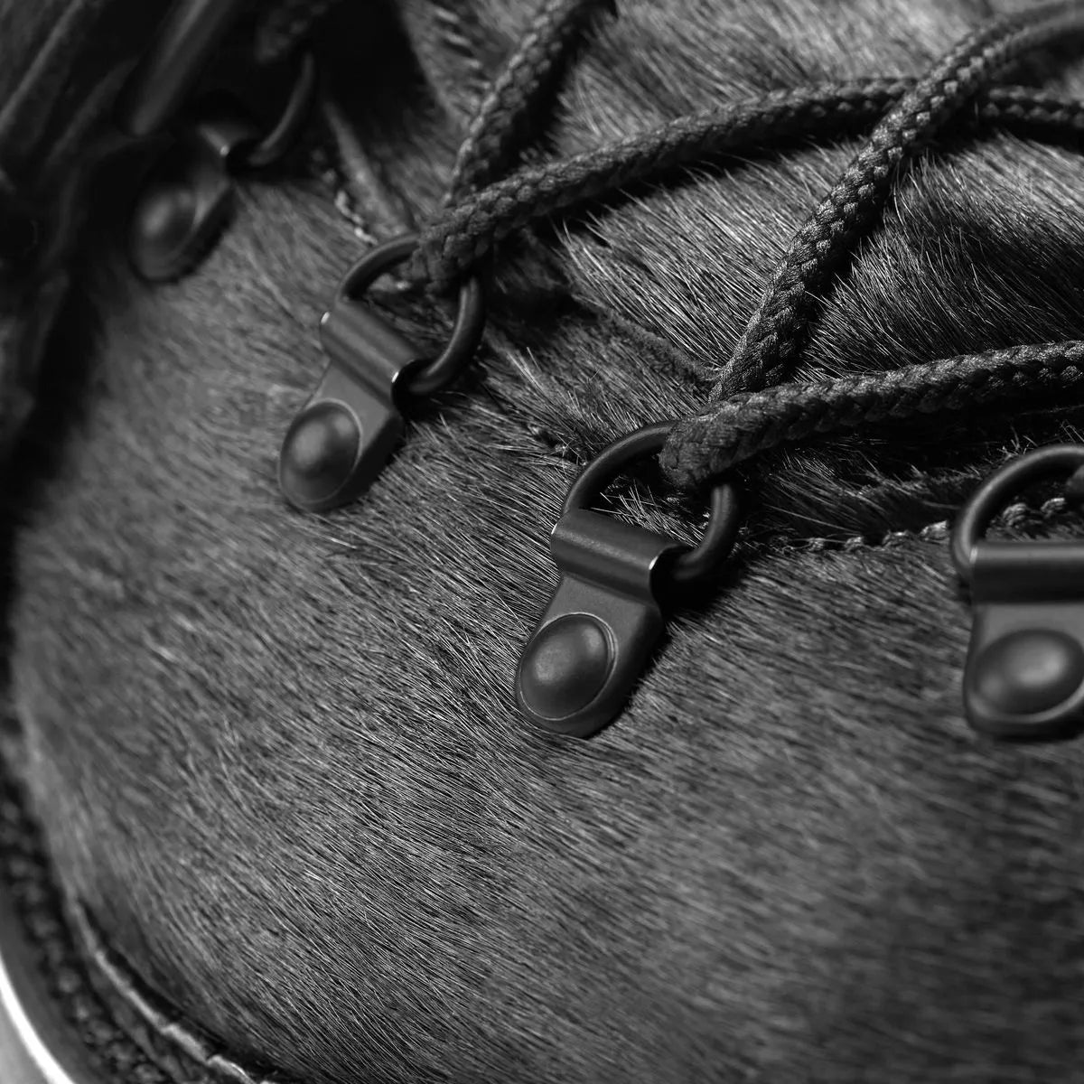 Engineered Garments x Allen Edmonds Adirondack Low Hiker - Black Calf Hair