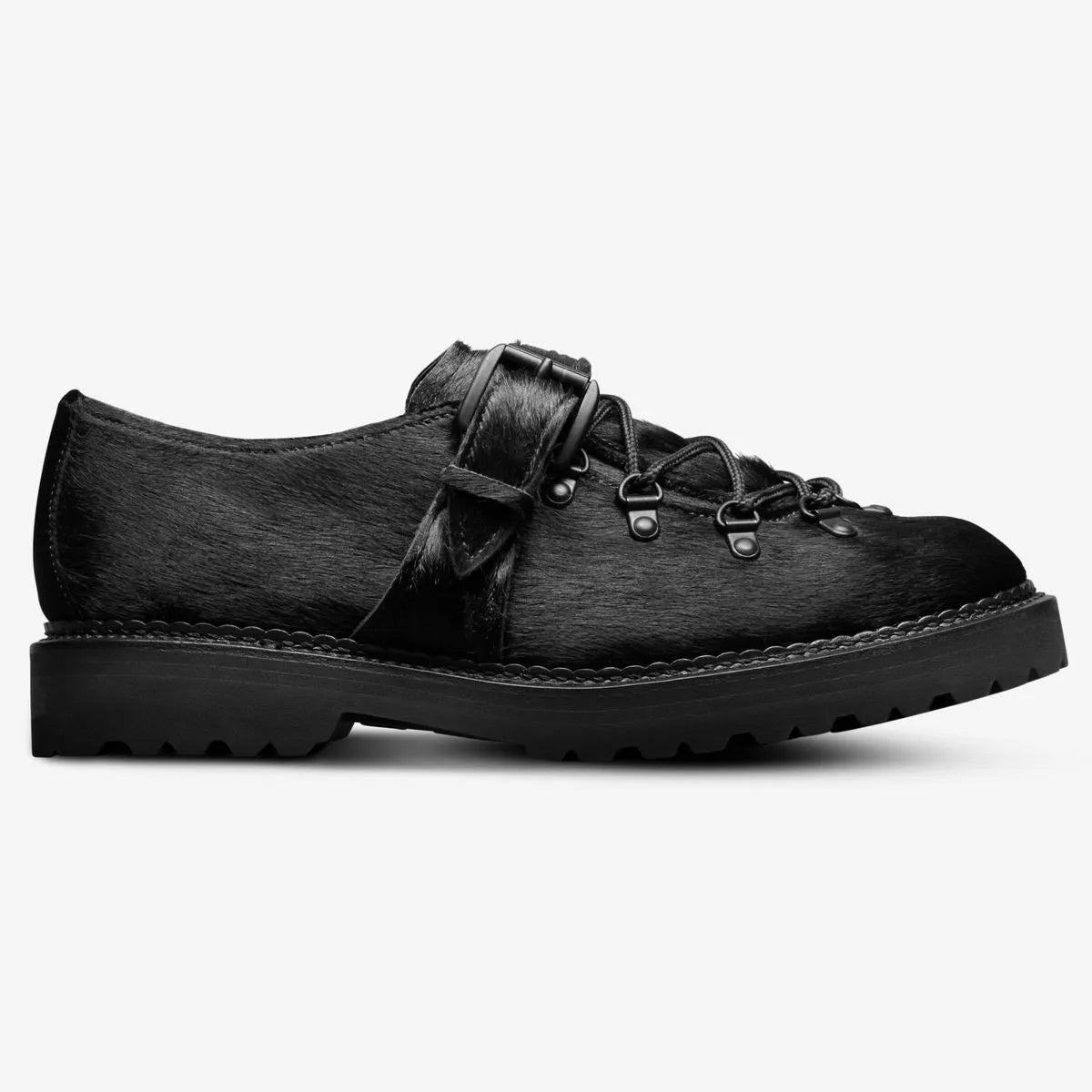 Engineered Garments x Allen Edmonds Adirondack Low Hiker - Black Calf Hair