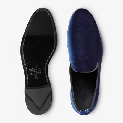 Robinson Smoking Slip-on Loafer - Navy Velvet