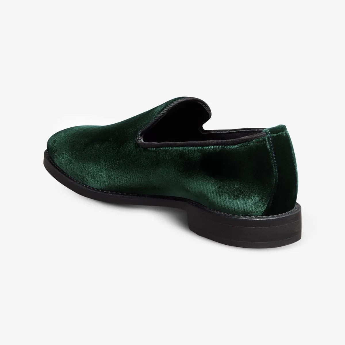 Robinson Smoking Slip-on Loafer - Green Velvet