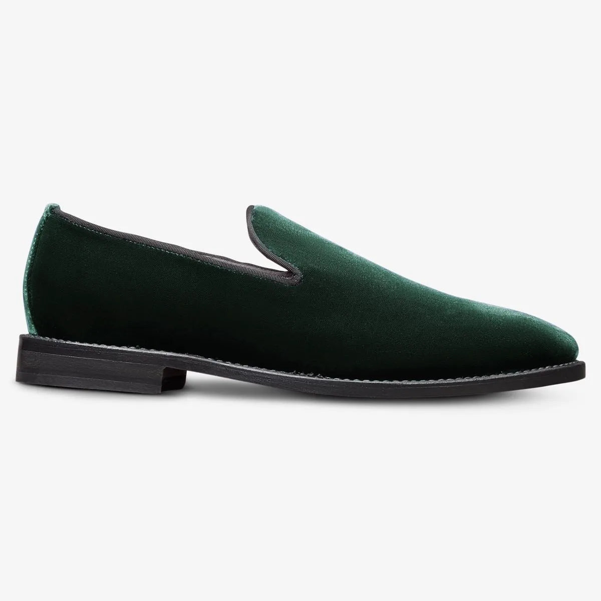 Robinson Smoking Slip-on Loafer - Green Velvet