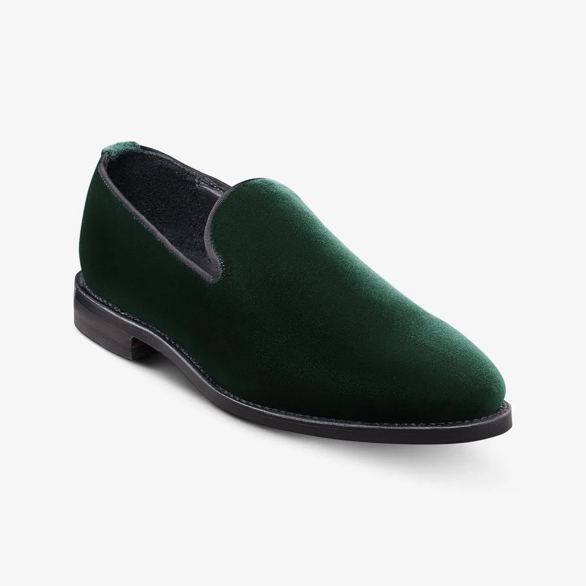 Robinson Smoking Slip-on Loafer - Green Velvet