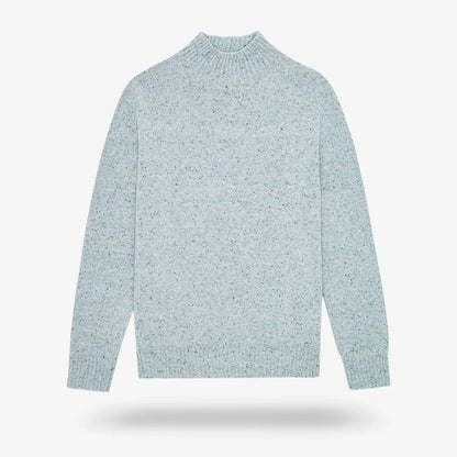 NN07 Aksel Mock-neck Sweater - Blue