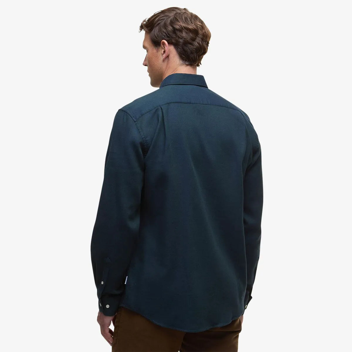 Barbour Tamish Regular Herringbone Shirt - Navy