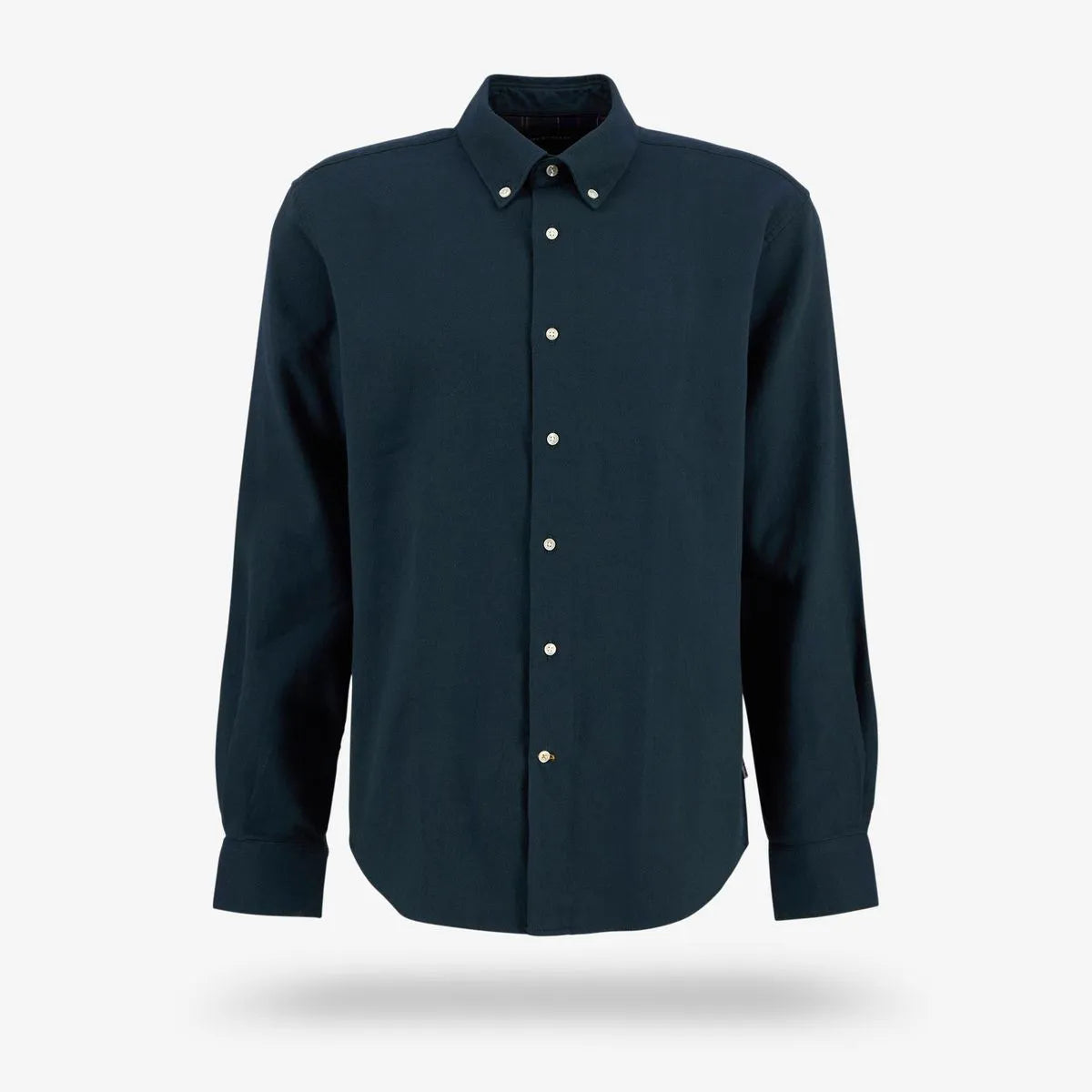 Barbour Tamish Regular Herringbone Shirt - Navy