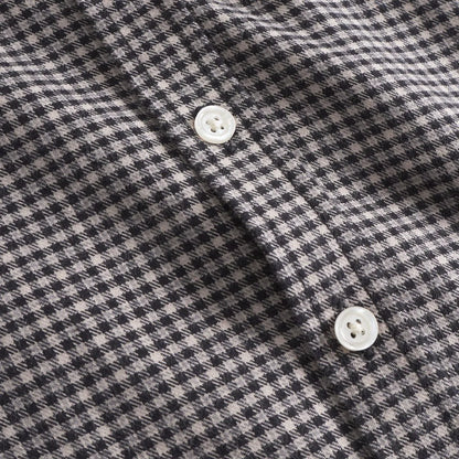 Les Deux Konrad Check Flannel Shirt - Black And White