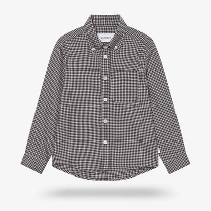 Les Deux Konrad Check Flannel Shirt - Black And White