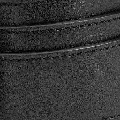 Jackson Casual Belt - Black Leather