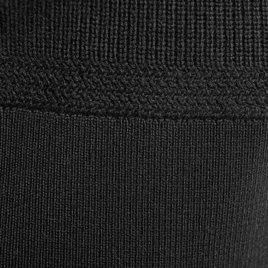 Bugatchi Quarter-zip Long-sleeve Sweater - Black
