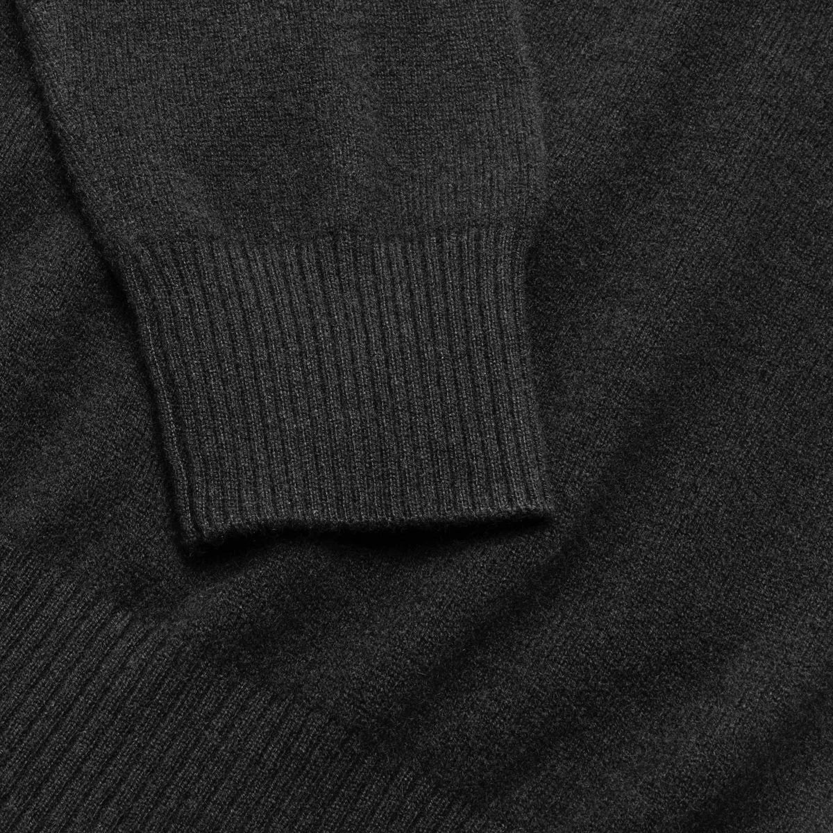 Cashmere Quarter-zip Sweater - Black