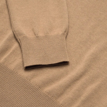 Long Sleeve Knit Shirt - Camel