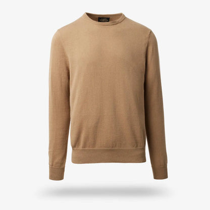 Long Sleeve Knit Shirt - Camel