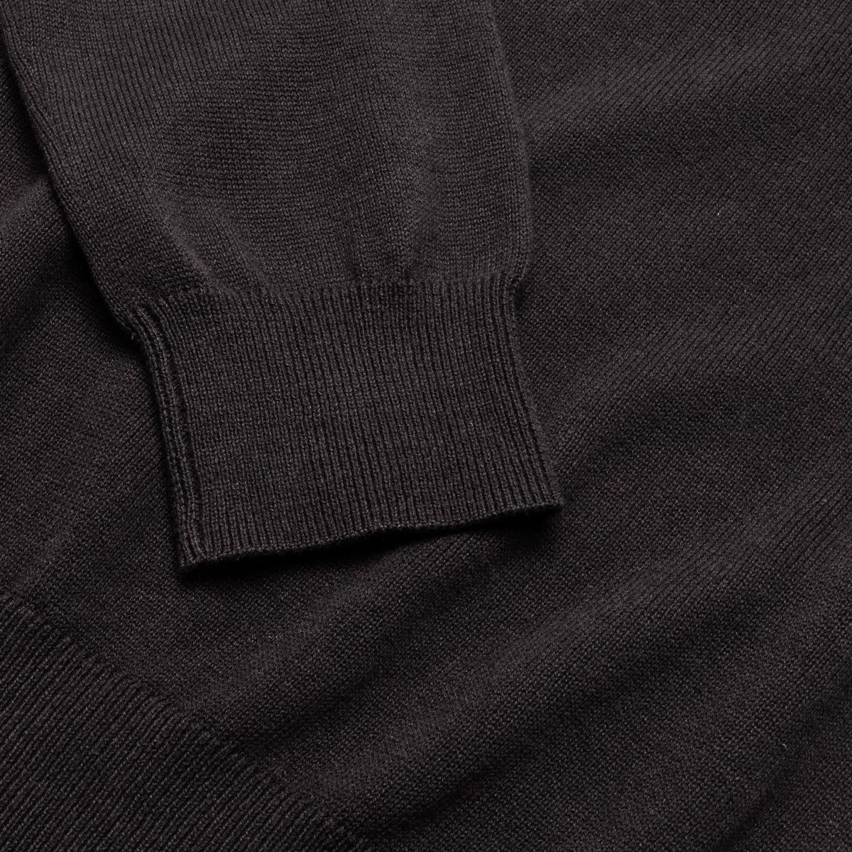 Long Sleeve Knit Shirt - Bitter Chocolate
