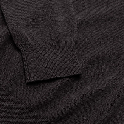 Long Sleeve Knit Shirt - Bitter Chocolate