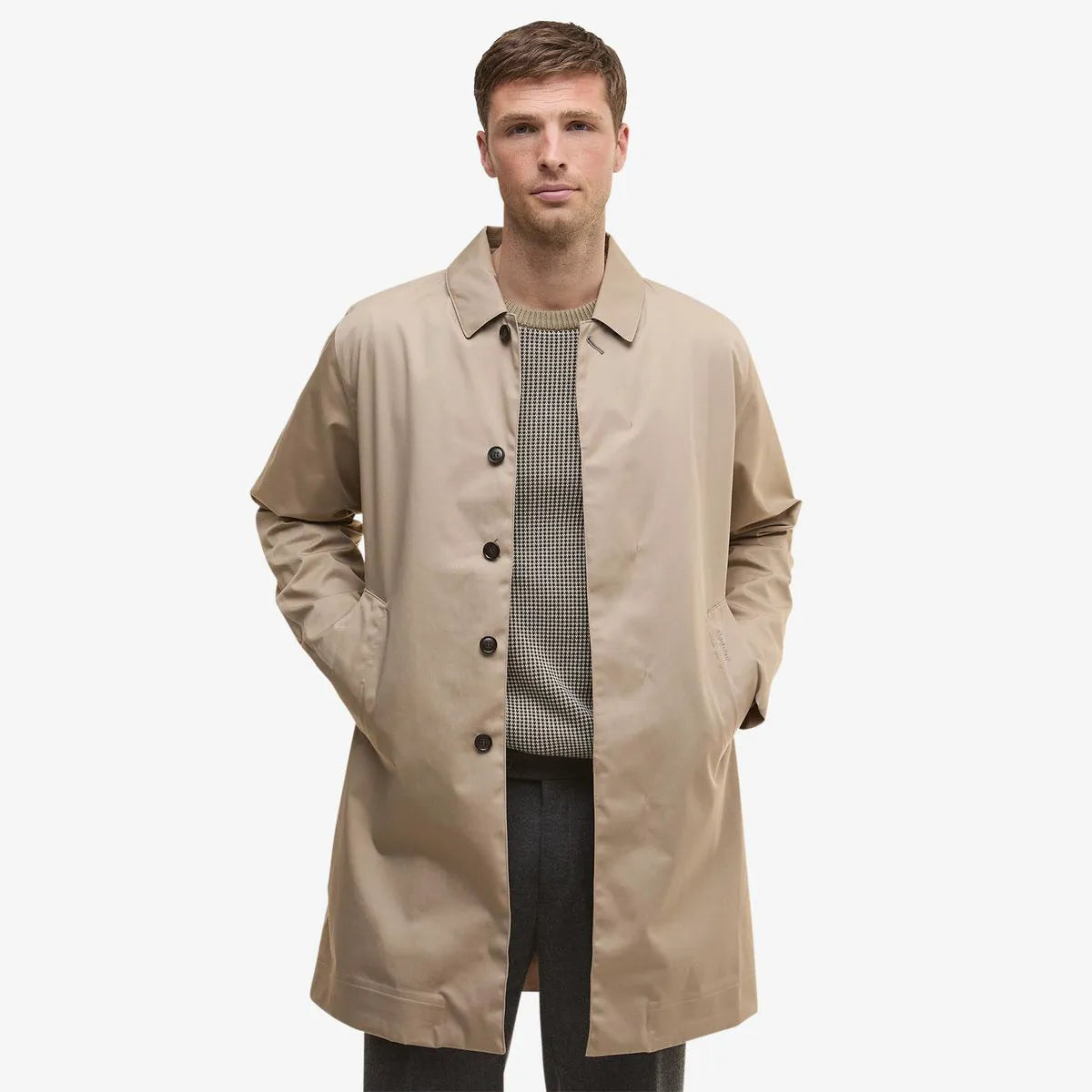 Barbour Lorden Waterproof Mac - Washed Stone