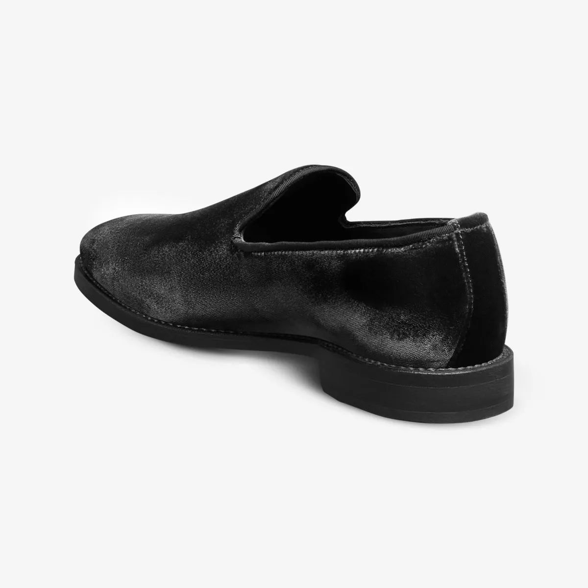 Factory Second Robinson Smoking Slip-on Loafer - Black Velvet