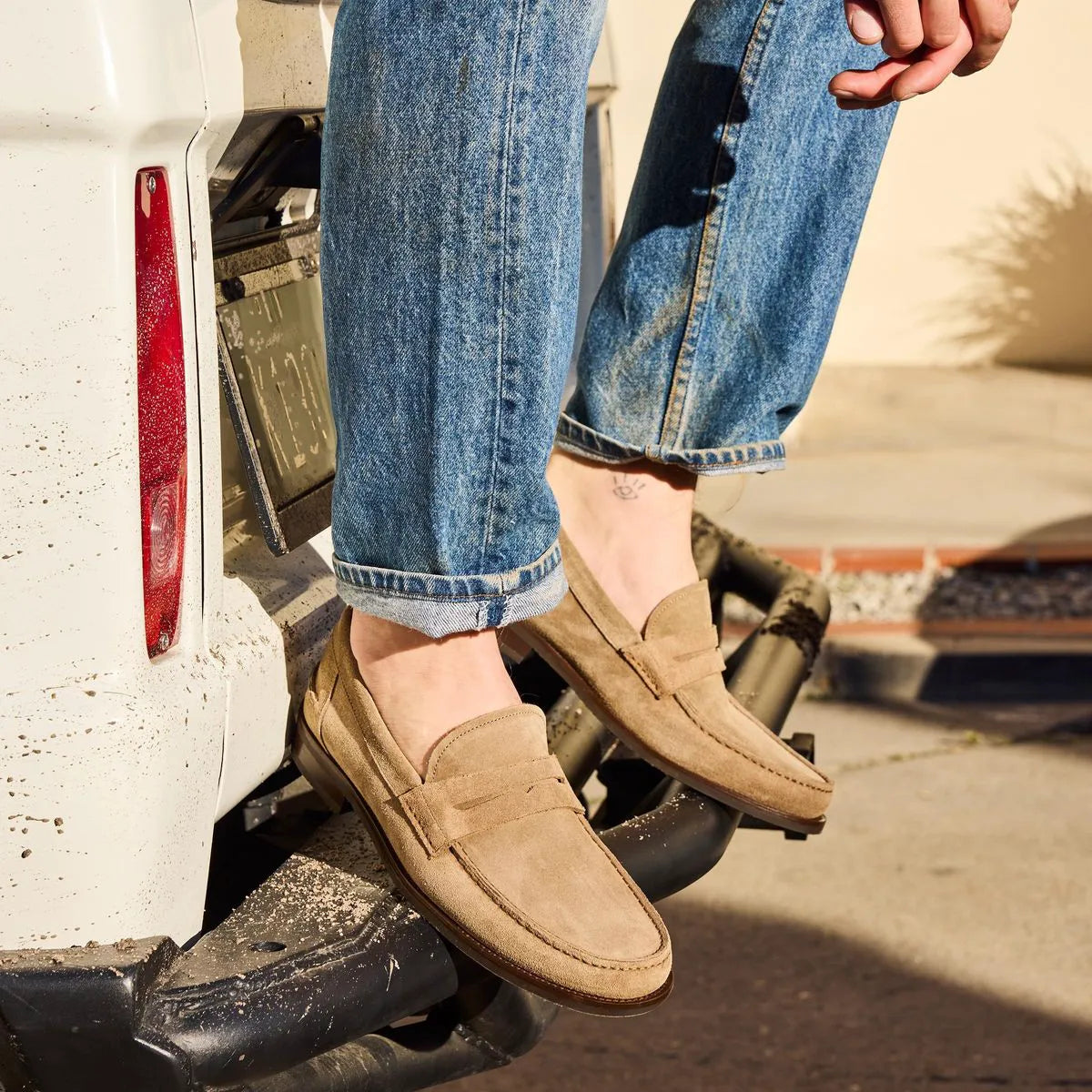 Sorrento Penny Loafer - Tobacco Suede