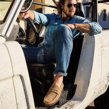 Sorrento Penny Loafer - Tobacco Suede