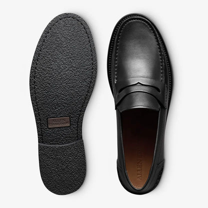 Sorrento Penny Loafer - Black Leather