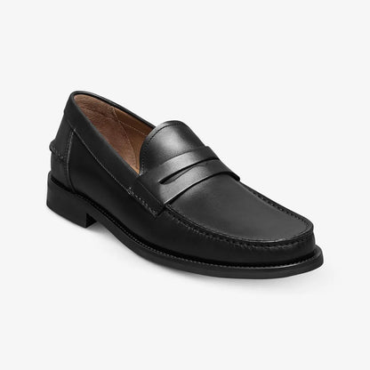 Sorrento Penny Loafer - Black Leather