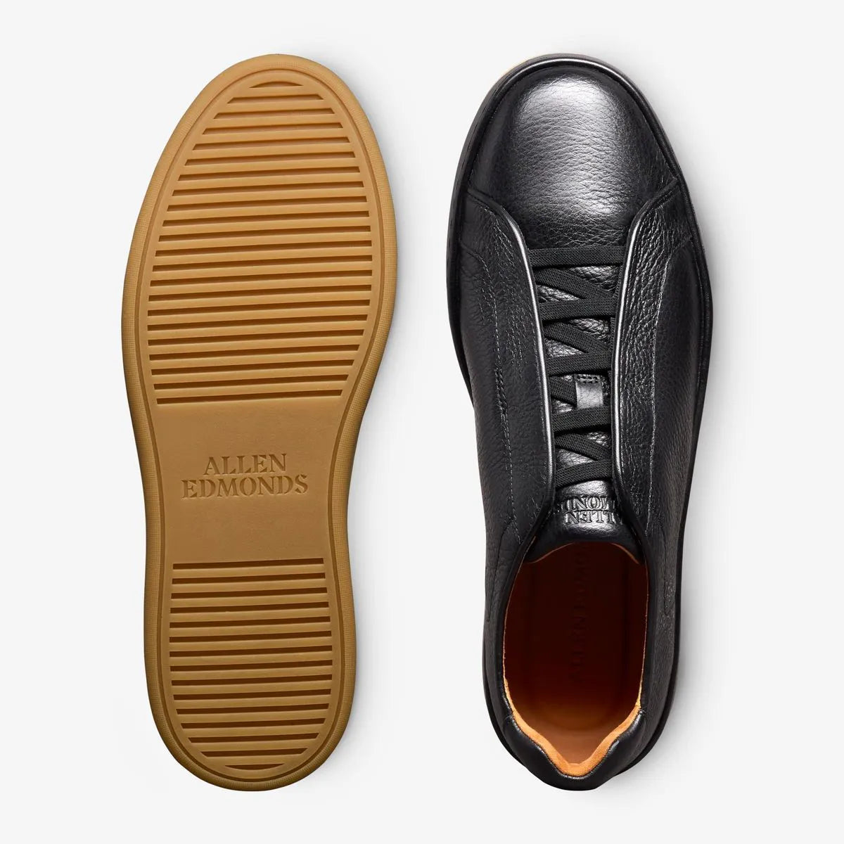 Banks Court Slip-on Stretch-lace Sneaker - Black Leather
