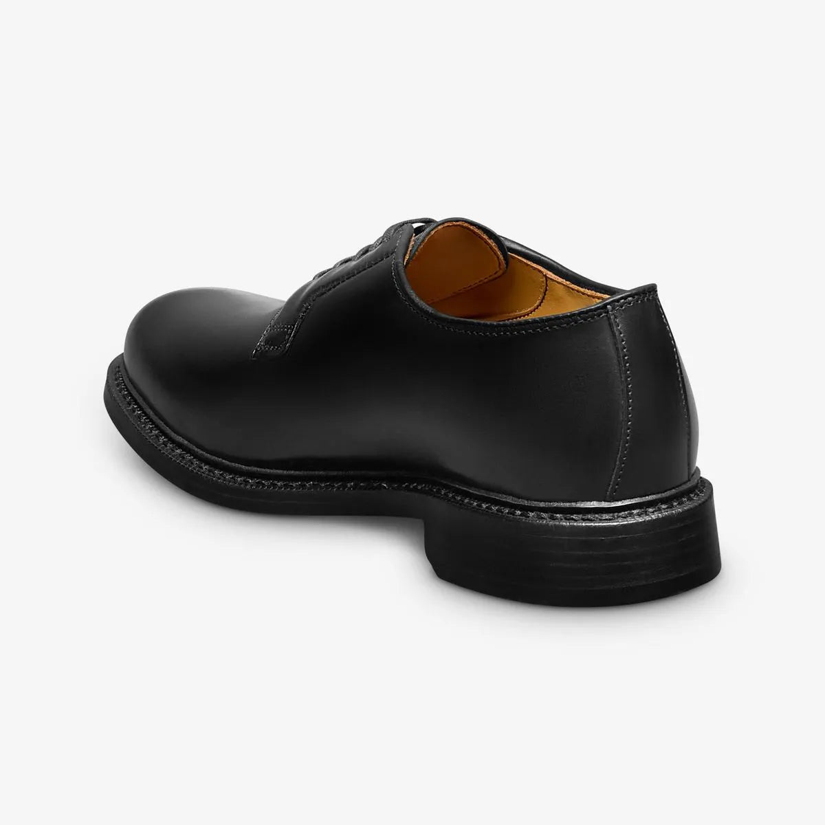 Rowan Reserve Plain-toe Derby Dress Shoe - Black Polished Calf Leather