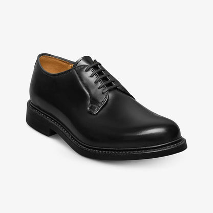 Rowan Reserve Plain-toe Derby Dress Shoe - Black Polished Calf Leather