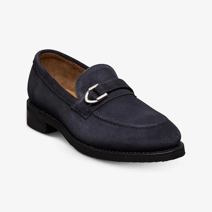 Rollins Buckle Loafer - Navy Suede