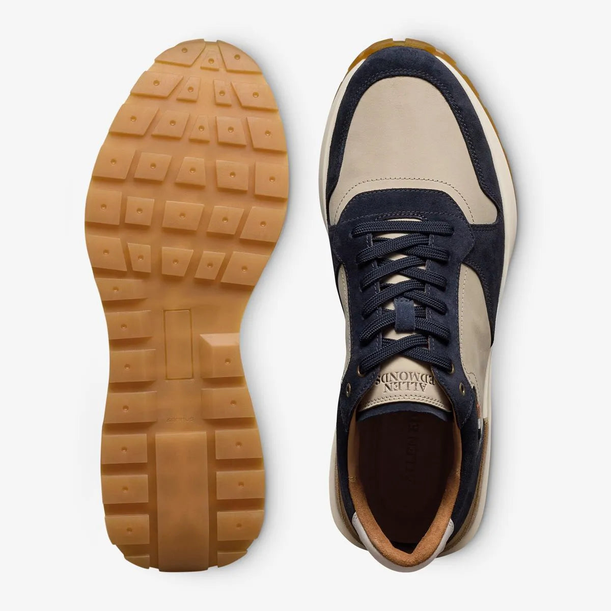 Lionel Lace-up Sneaker - Navy Suede