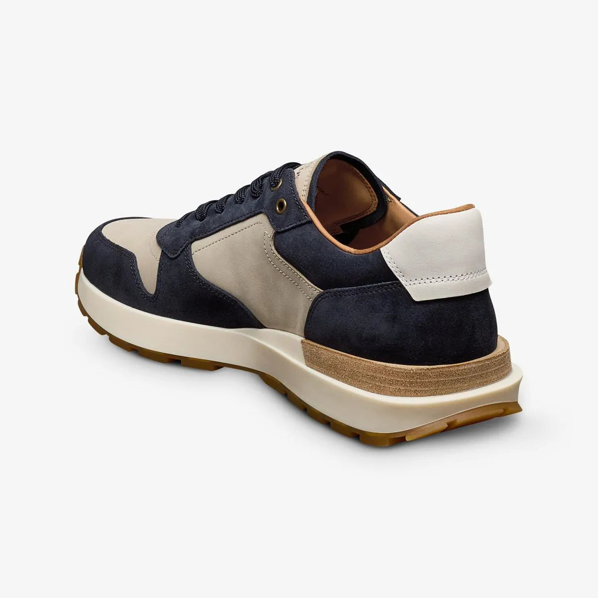 Lionel Lace-up Sneaker - Navy Suede