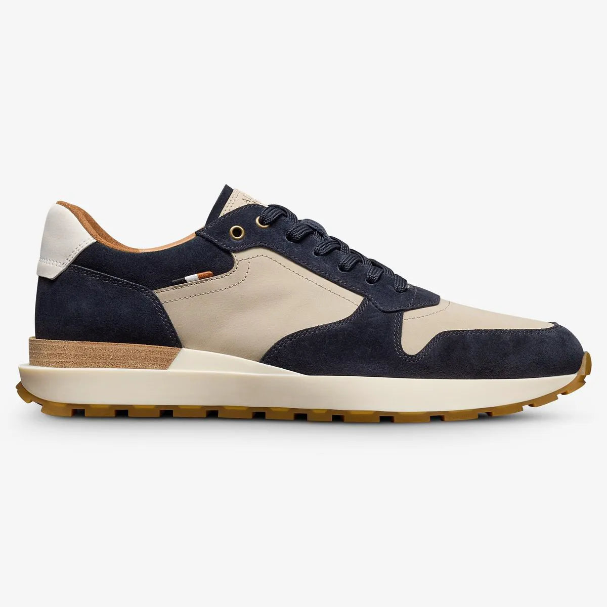 Lionel Lace-up Sneaker - Navy Suede