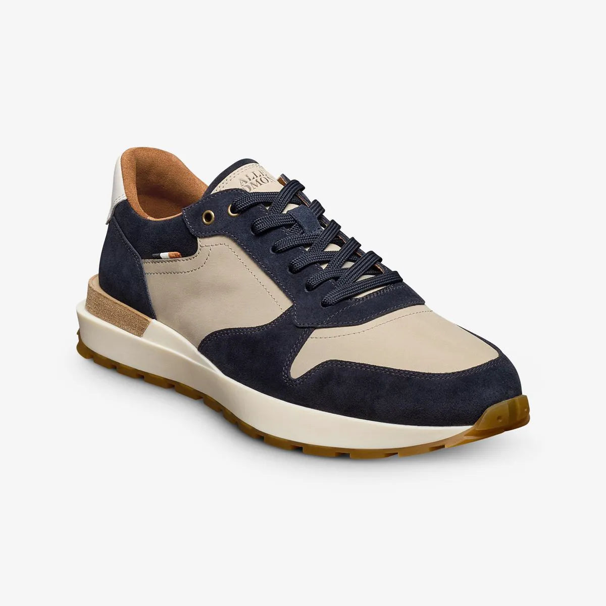 Lionel Lace-up Sneaker - Navy Suede