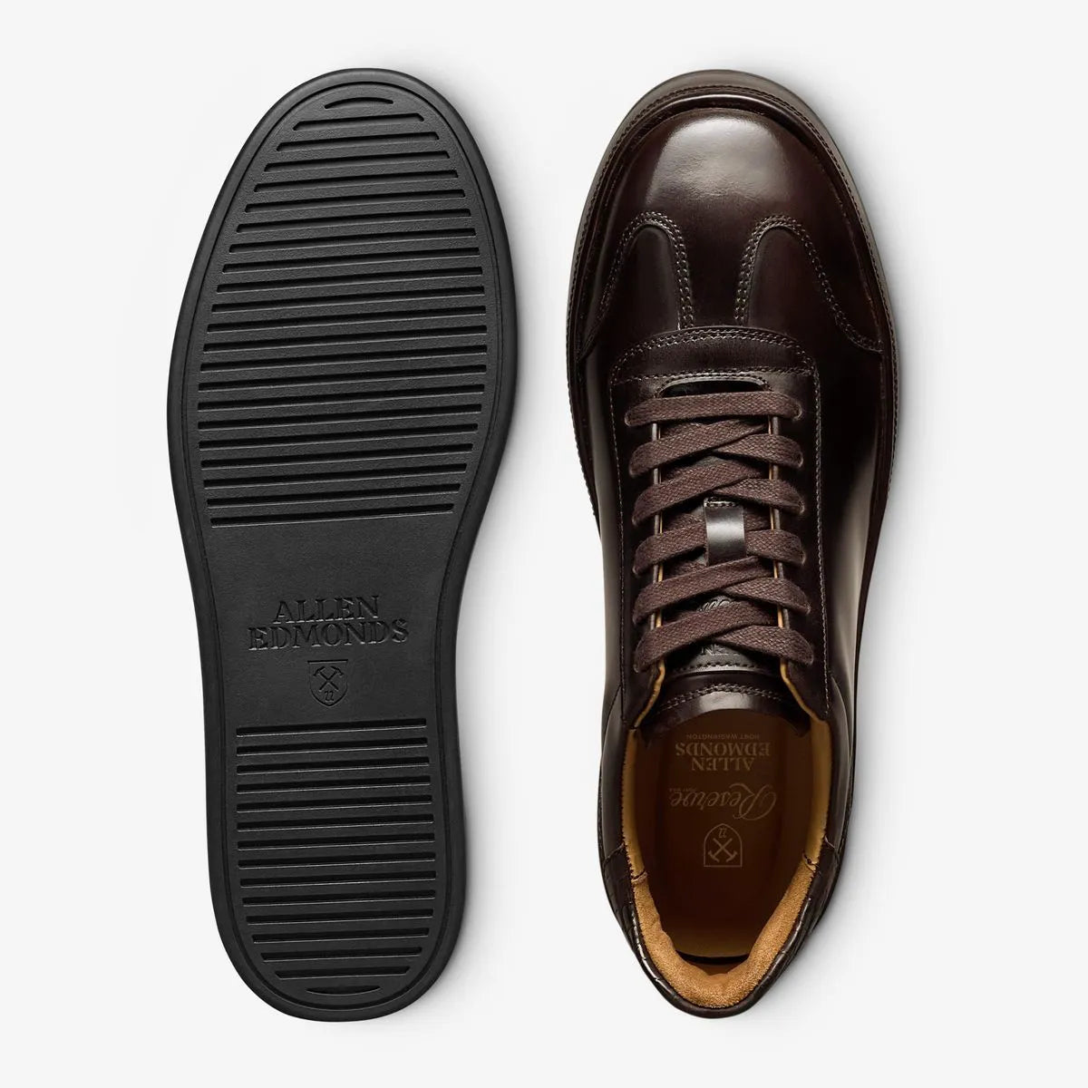 Hawthorne Reserve Lace-Up Sneaker - Deep Brown Calf & Genuine Croc