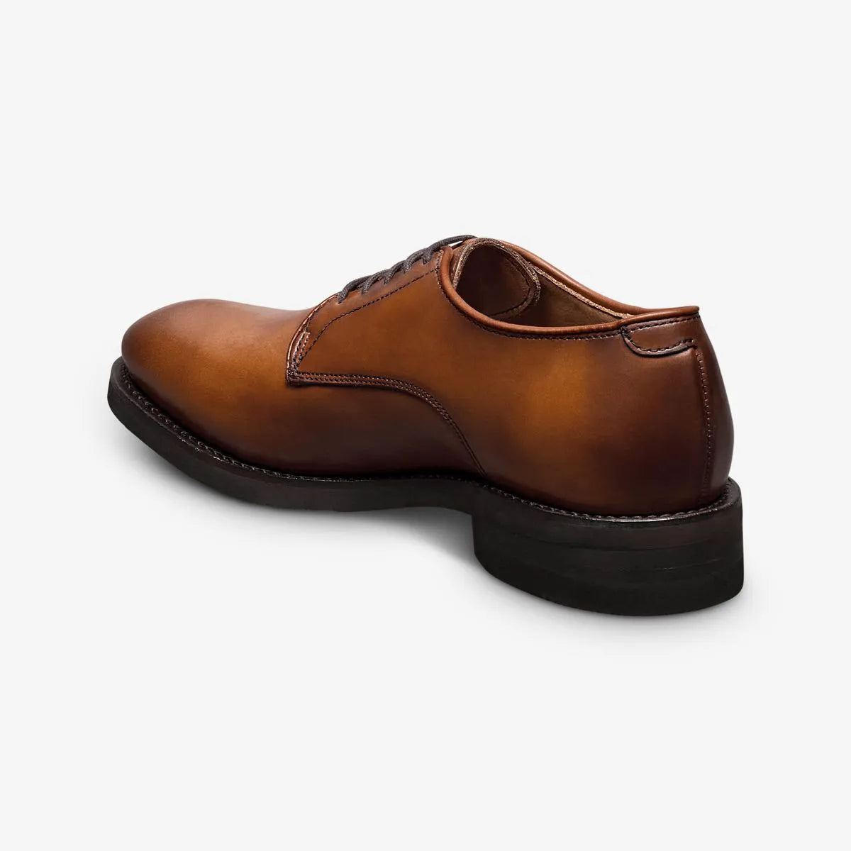 Ramsey Plain-toe Derby Dress Shoe - Walnut Leather