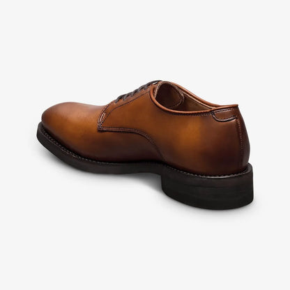 Ramsey Plain-toe Derby Dress Shoe - Walnut Leather