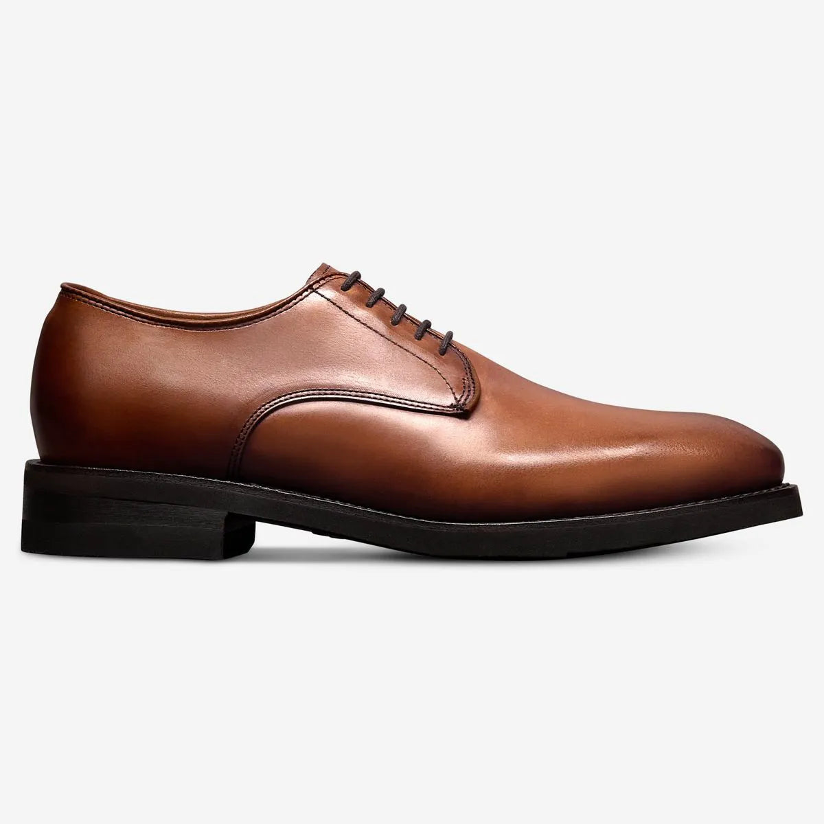 Ramsey Plain-toe Derby Dress Shoe - Walnut Leather