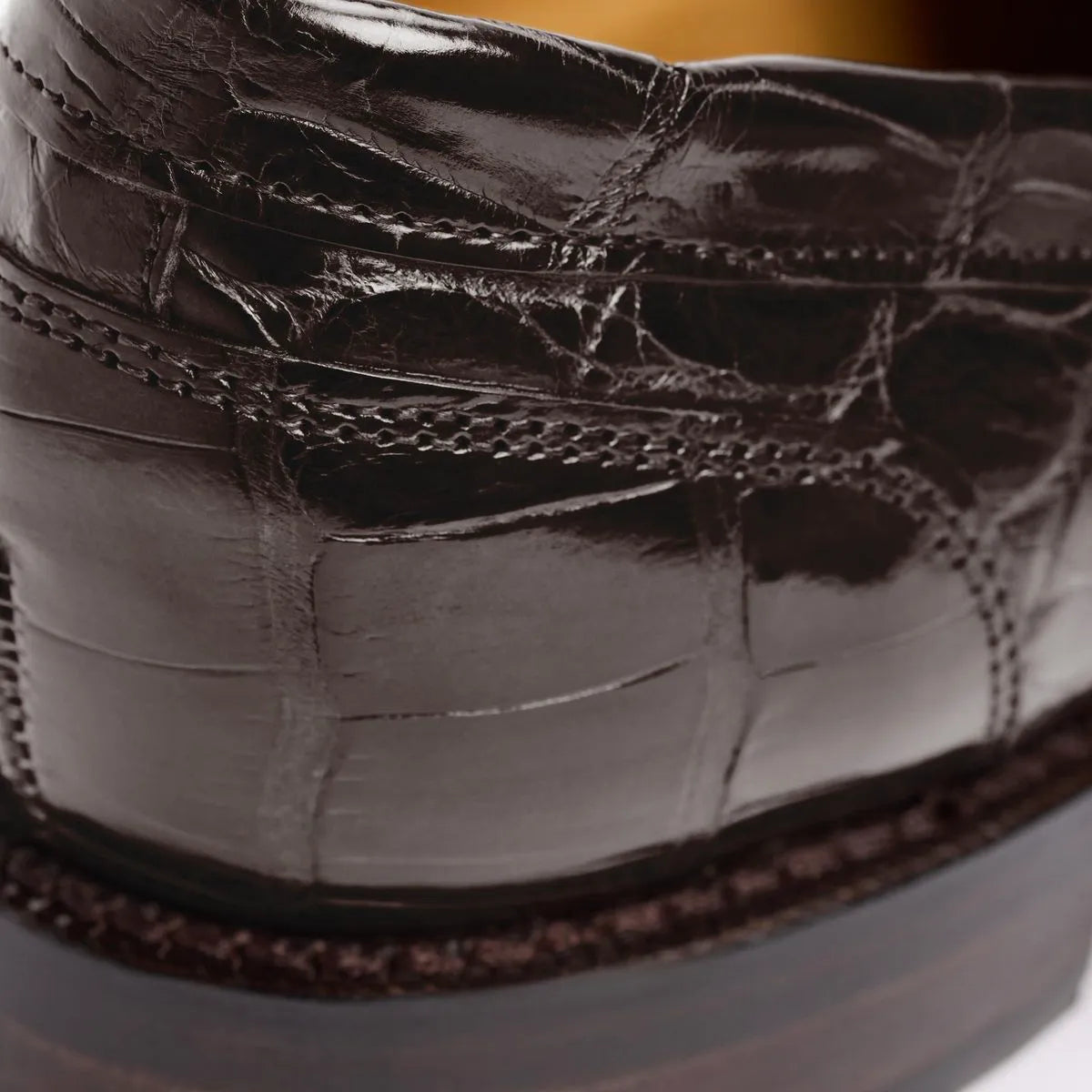 Miller Reserve Penny Loafer - Dark Brown Genuine Crocodile