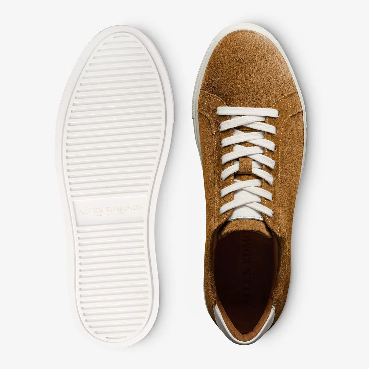 Courtside Lace-up Sneaker - Fawn Tan Suede