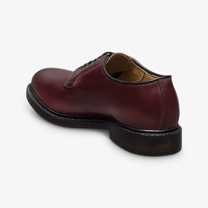 Rowan Reserve Plain-toe Derby Dress Shoe - Burgundy Polished Calf Leather