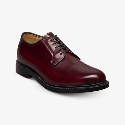 Rowan Reserve Plain-toe Derby Dress Shoe - Burgundy Polished Calf Leather