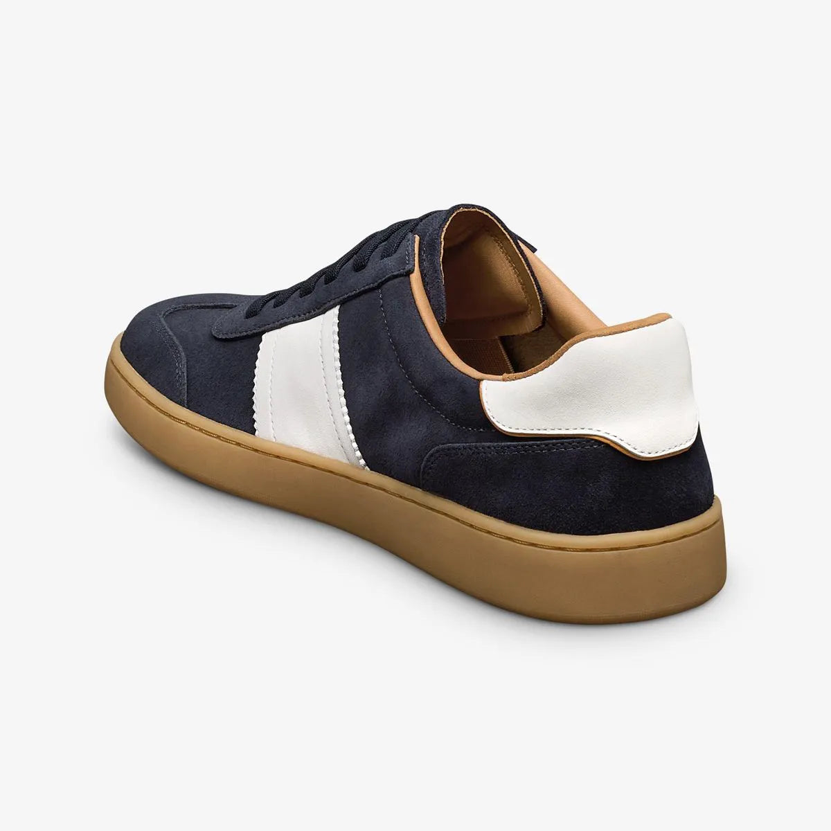 Ludlow Slip-on Stretch-lace Sneaker - Navy Suede