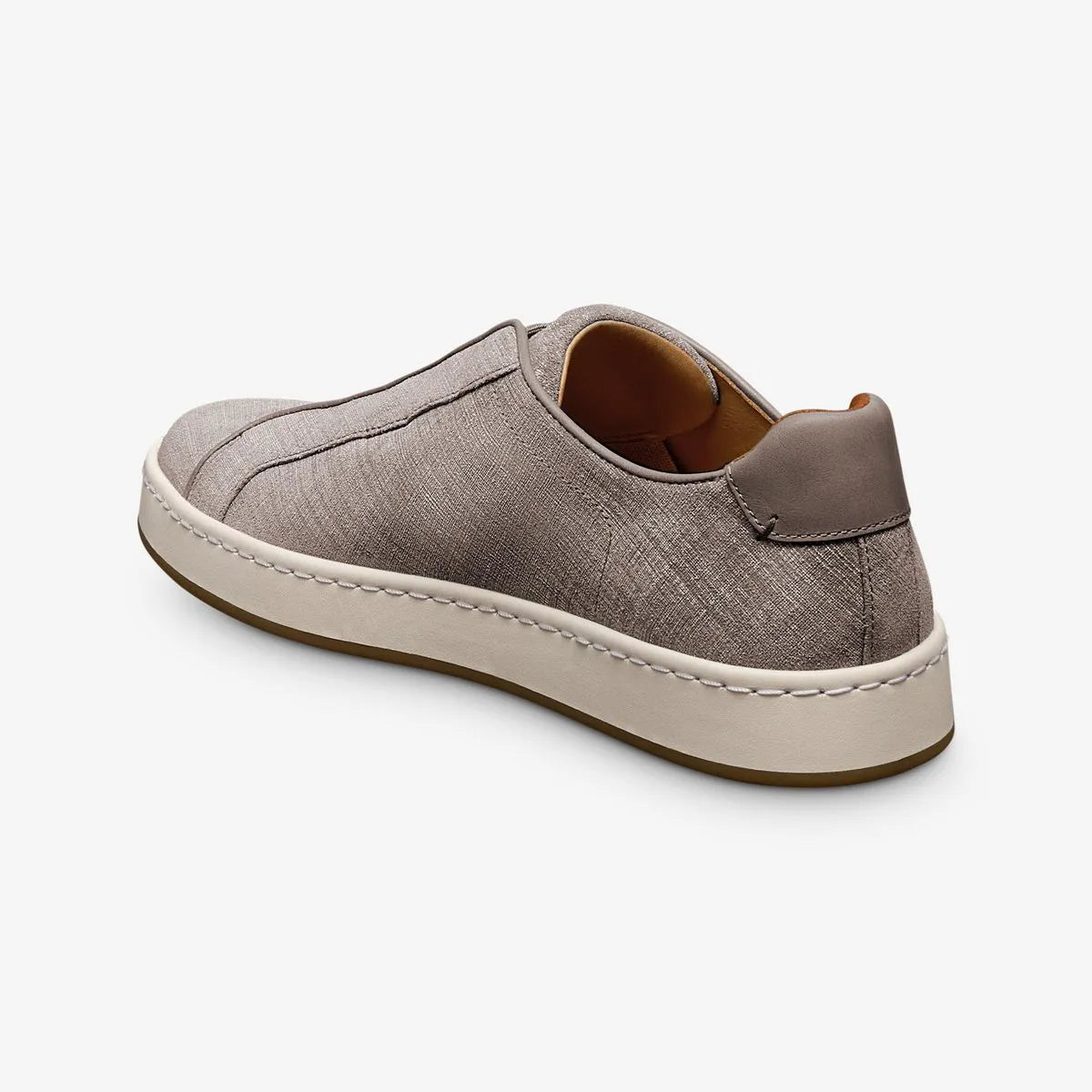 Banks Court Slip-on Stretch-lace Sneaker - Vapor Grey Suede