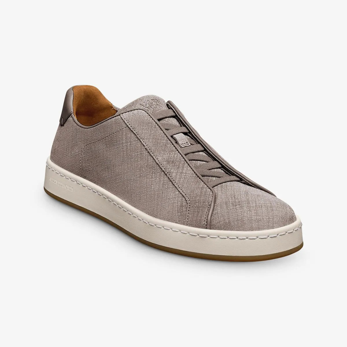 Banks Court Slip-on Stretch-lace Sneaker - Vapor Grey Suede