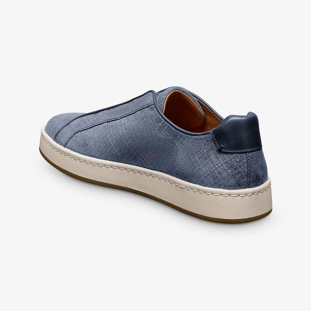 Banks Court Slip-on Stretch-lace Sneaker - Denim Printed Suede